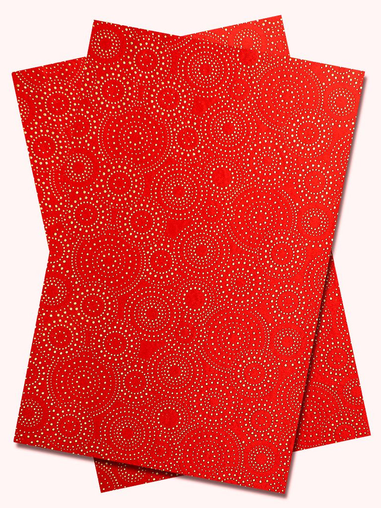 IPG081-RED - Sego Gele & Ipele (2pc set) - Red