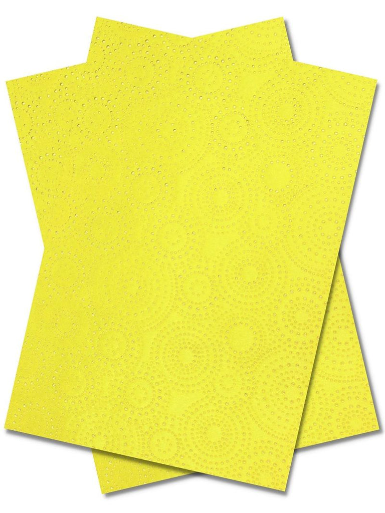 IPG081-YEL - Sego Gele & Ipele (2pc set) - Yellow