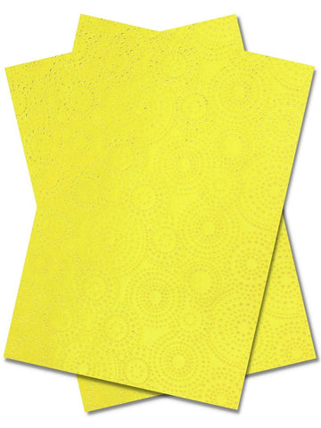 IPG081-YEL - Sego Gele & Ipele (2pc set) - Yellow