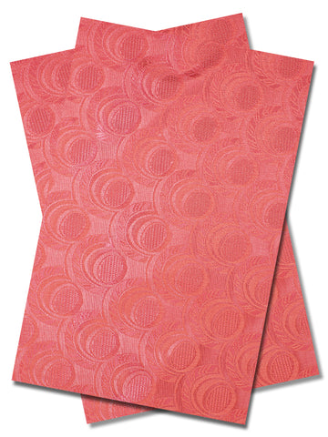 IPG096-COR - Sego Gele & Ipele (2pc set) - Coral