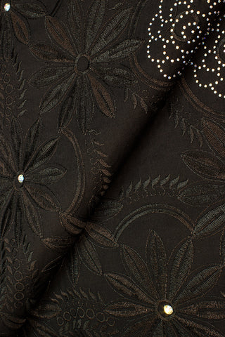 IRE476-BLK - Voile Lace - Black