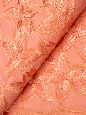 IRE533-PCH - Voile Lace - Peach