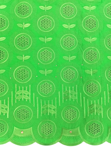 IRE543-LFG - Voile Lace - Leaf Green
