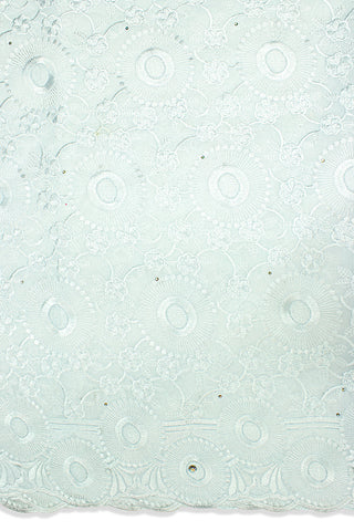 IRE562-WHT - Voile Lace - White