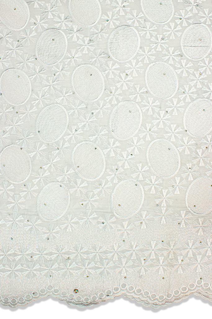 IRE564-WHT - Voile Lace - White