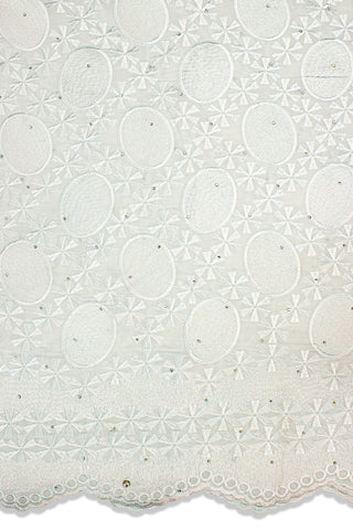 IRE564-WHT - Voile Lace - White