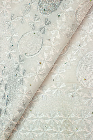 IRE564-WHT - Voile Lace - White