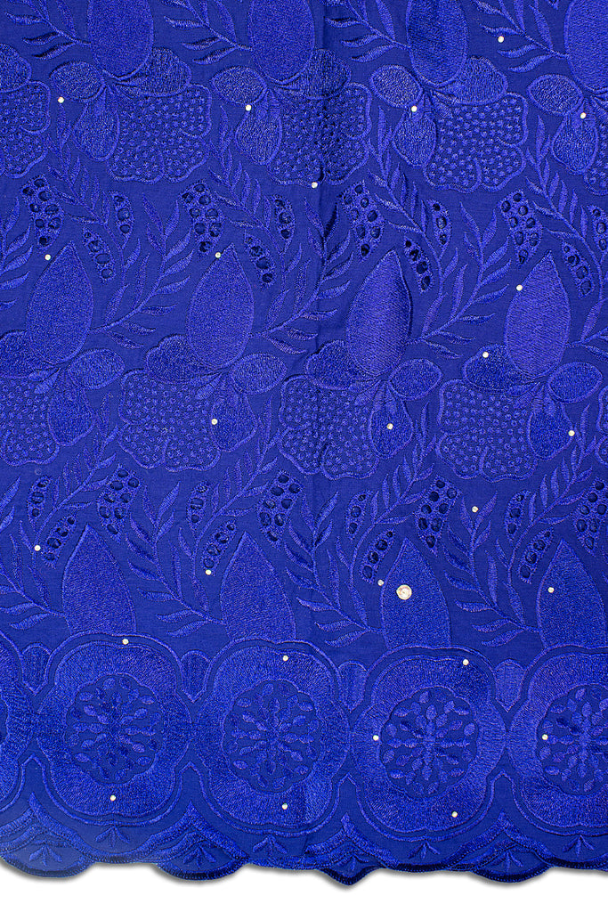 IRE566-RBL - Voile Lace - Royal Blue