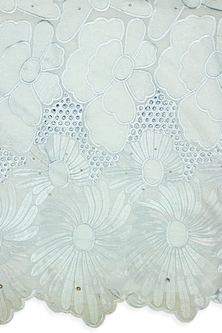 IRE573-WHT - Voile Lace - White