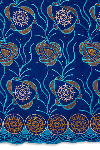 IRE576-RBL - Voile Lace - Royal Blue