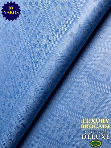 LBD010-SKB - Luxury Middlesex Brocade Deluxe - Sky Blue (10 yards)