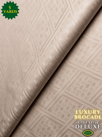 LBD010f-BGE - Luxury Middlesex Brocade Deluxe - Beige (5 yards)