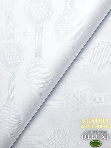 LBD012-WHT - Luxury Middlesex Wagambari Deluxe - White (10 yards)