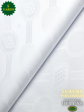LBD012f-WHT - Luxury Middlesex Wagambari Deluxe - White (5 yards)