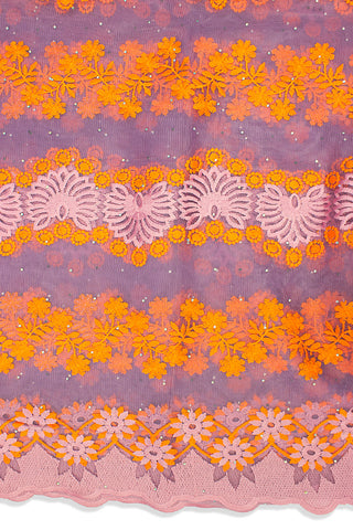 LFR232-ONI - French Lace - Onion & Orange