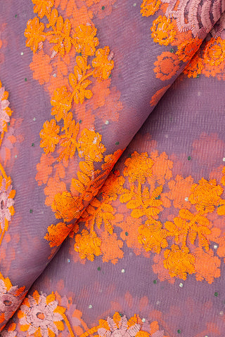 LFR232-ONI - French Lace - Onion & Orange