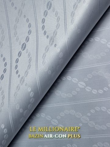 LMBA207-GRY - Le Millionaire Brocade Air Con Plus - Grey (5 Meters)