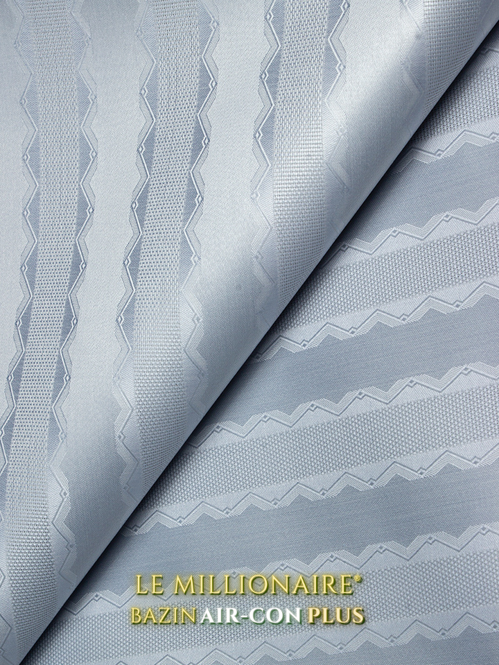 LMBA208-GRY - Le Millionaire Brocade Air Con Plus - Grey (5 Meters)