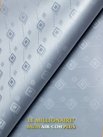 LMBA209-GRY - Le Millionaire Brocade Air Con Plus - Grey (5 Meters)