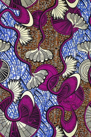 QWG014 - Top Quality Gold Wax Print