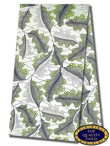 QWG025 - Top Quality Gold Wax Print