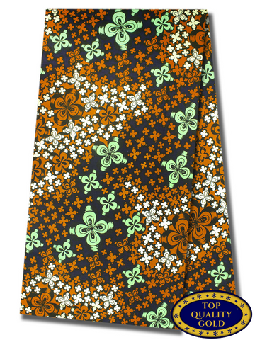 QWG028 - Top Quality Gold Wax Print