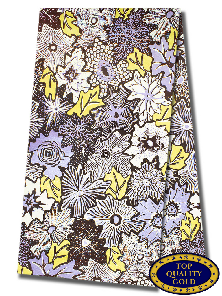 QWG029 - Top Quality Gold Wax Print