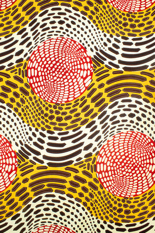 QWG030 - Top Quality Gold Wax Print