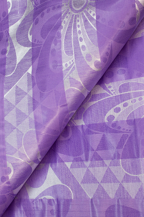 TTB013-LIL - Luxury Two-Tone Cotton Brocade - Lilac (5 Yards)