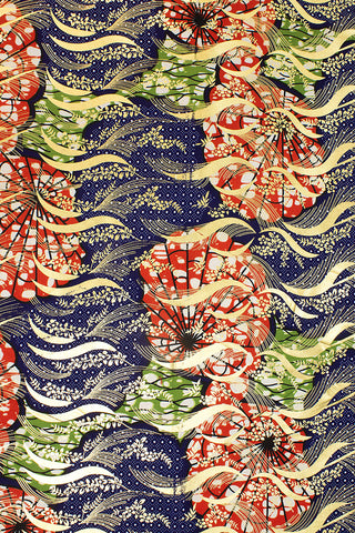 ULG003 - Unique Lurex Gold Wax Print