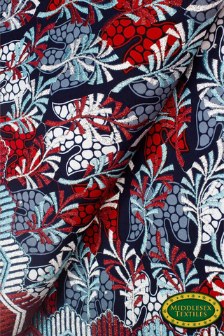 VLL152 - Exclusive Vlisco Holland Wax Embroidered Lace